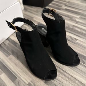 Top Moda Fashion Nova Black Ankle Booties